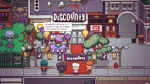 Discounty Dialogue & Story